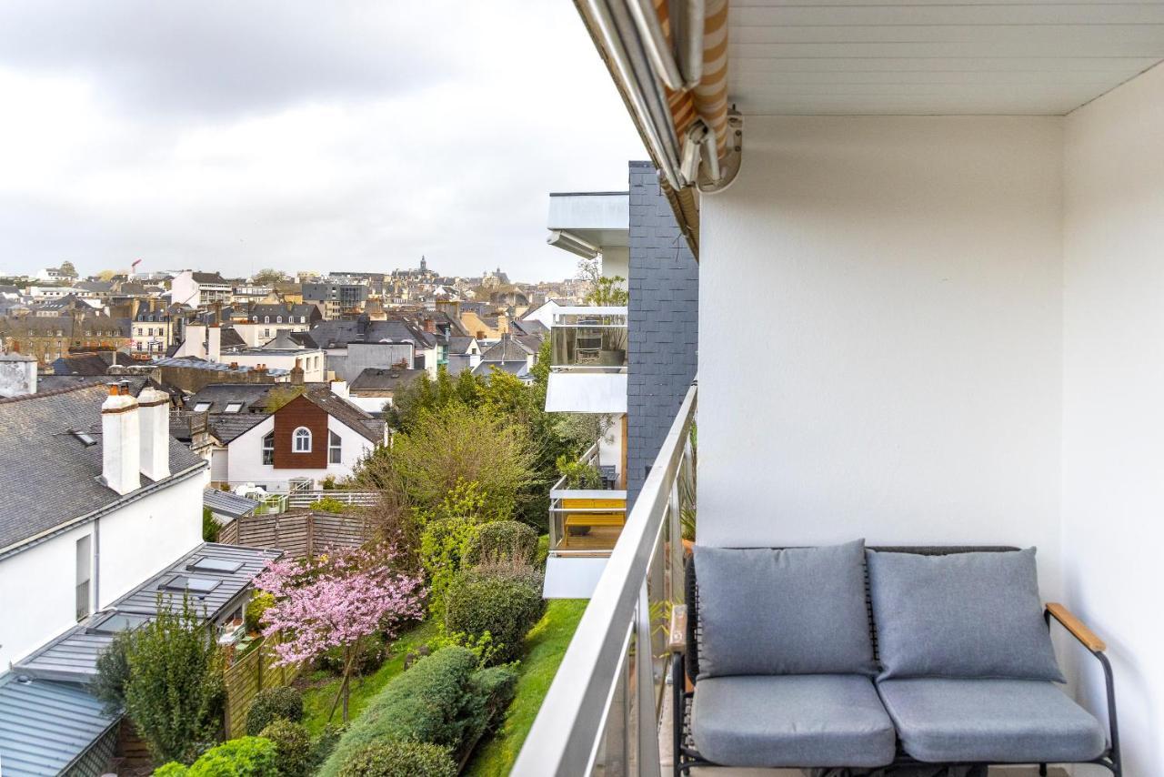 Grand Appartement De Standing Avec Terrasse Vue Port Au Centre De Vannes Ngoại thất bức ảnh