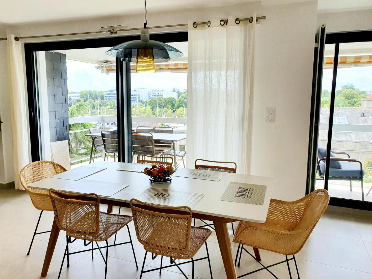 Grand Appartement De Standing Avec Terrasse Vue Port Au Centre De Vannes Ngoại thất bức ảnh
